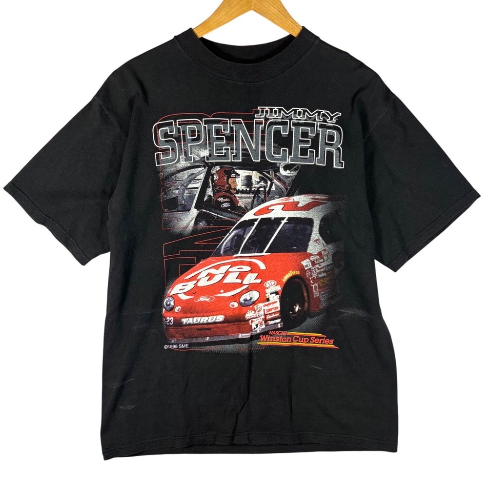 Vintage 1998 Jimmy Spencer 23 Winston Cup Series Nascar Racing T Shirt Mens L